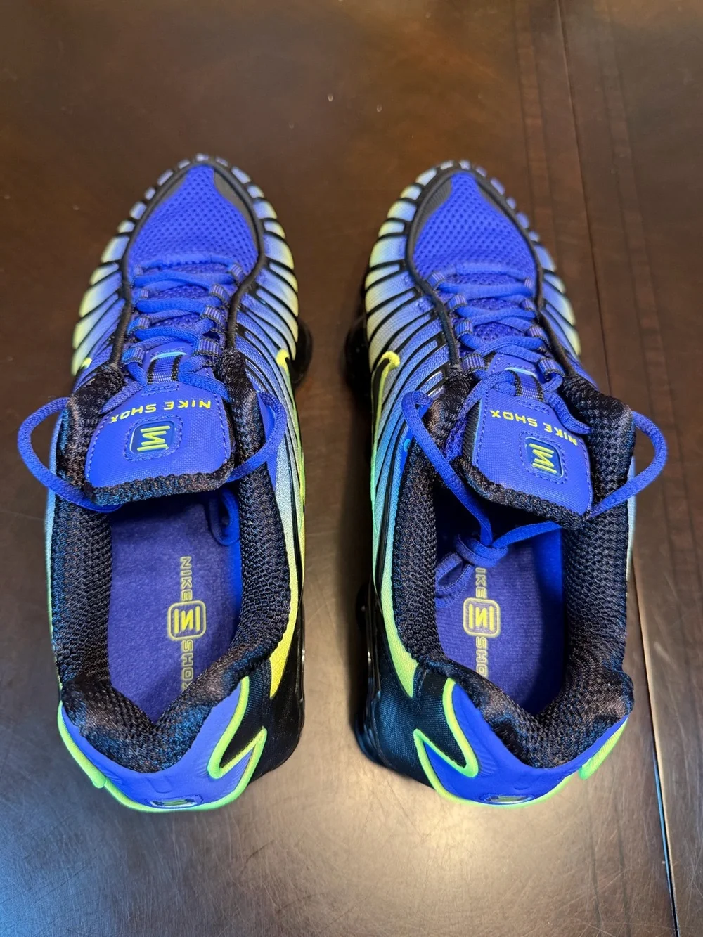 New Nike Shox TL Blue Volt Sneakers Shoes Size US 7